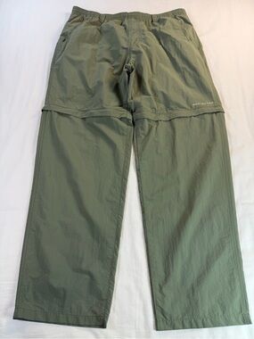 Columbia PFG Men’s Sage Green Convertible Fishing Hiking Pants Large